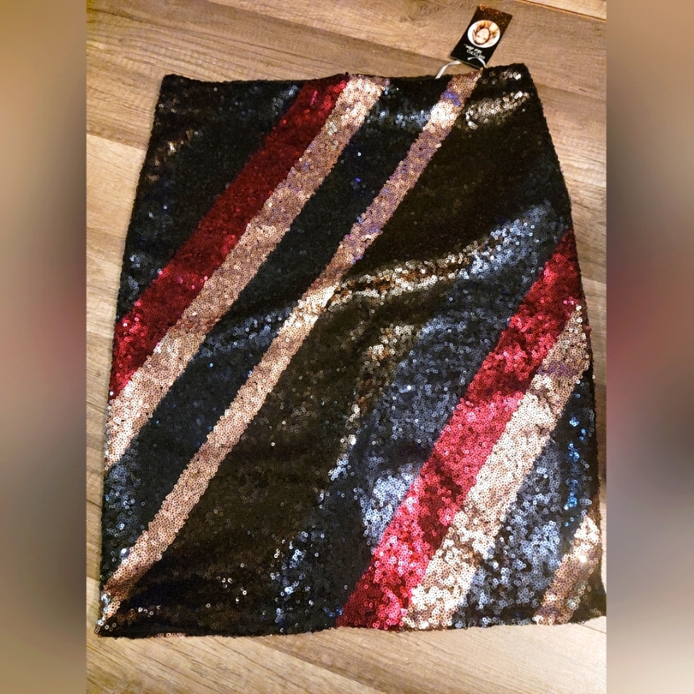 Heidi Klum sequence skirt sz 14